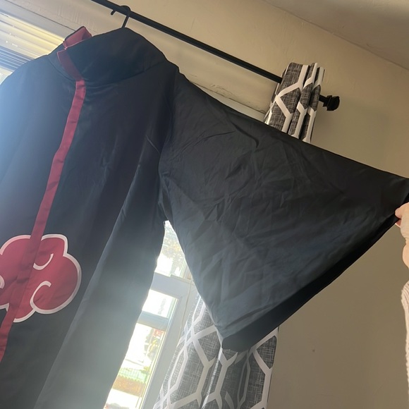 Zipper Down Akatsuki Robe - Picture 4 of 6